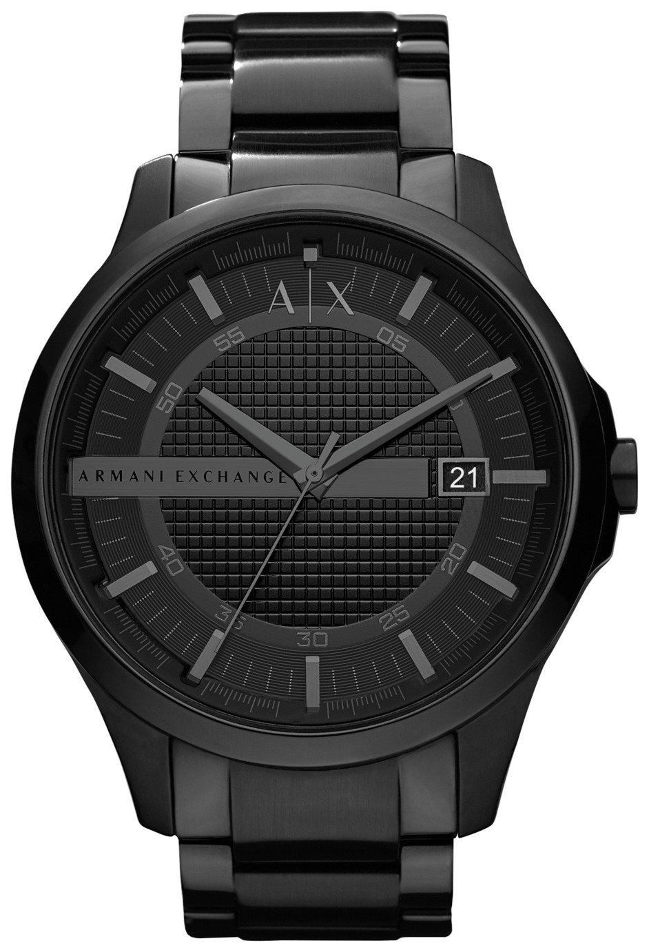 armani exchange black watch