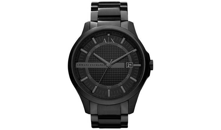 Buy Armani Exchange Men's Black Stainless Steel Bracelet Watch | Men's  watches | Argos