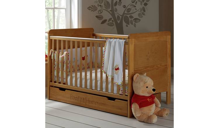Buy Disney Winnie The Pooh Cot Bed Under Drawer Country