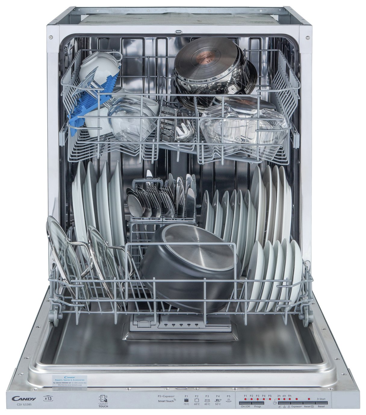 candy cdi1ls38s fully integrated standard dishwasher