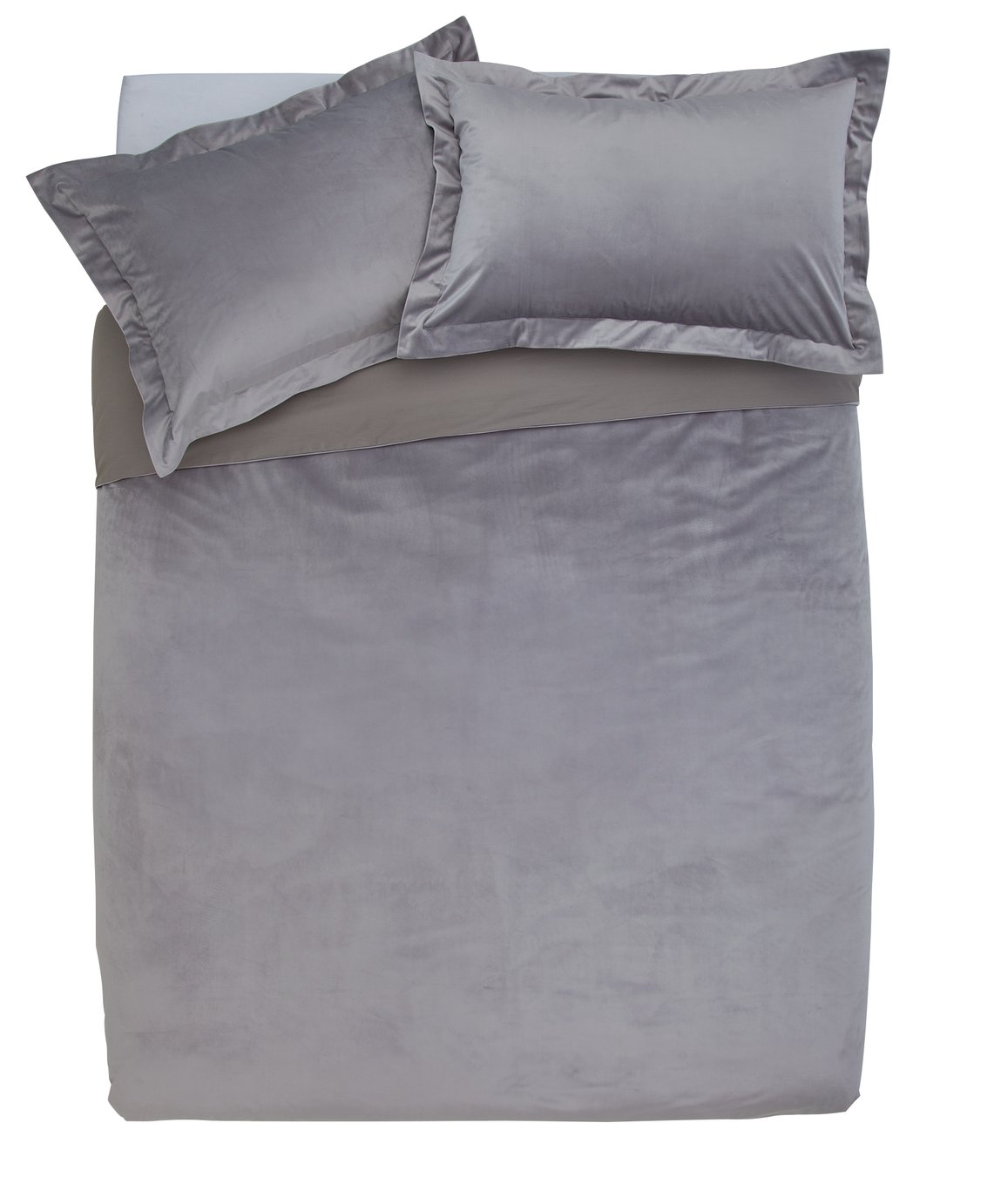 Argos Home Grey Velvet Bedding Set Reviews
