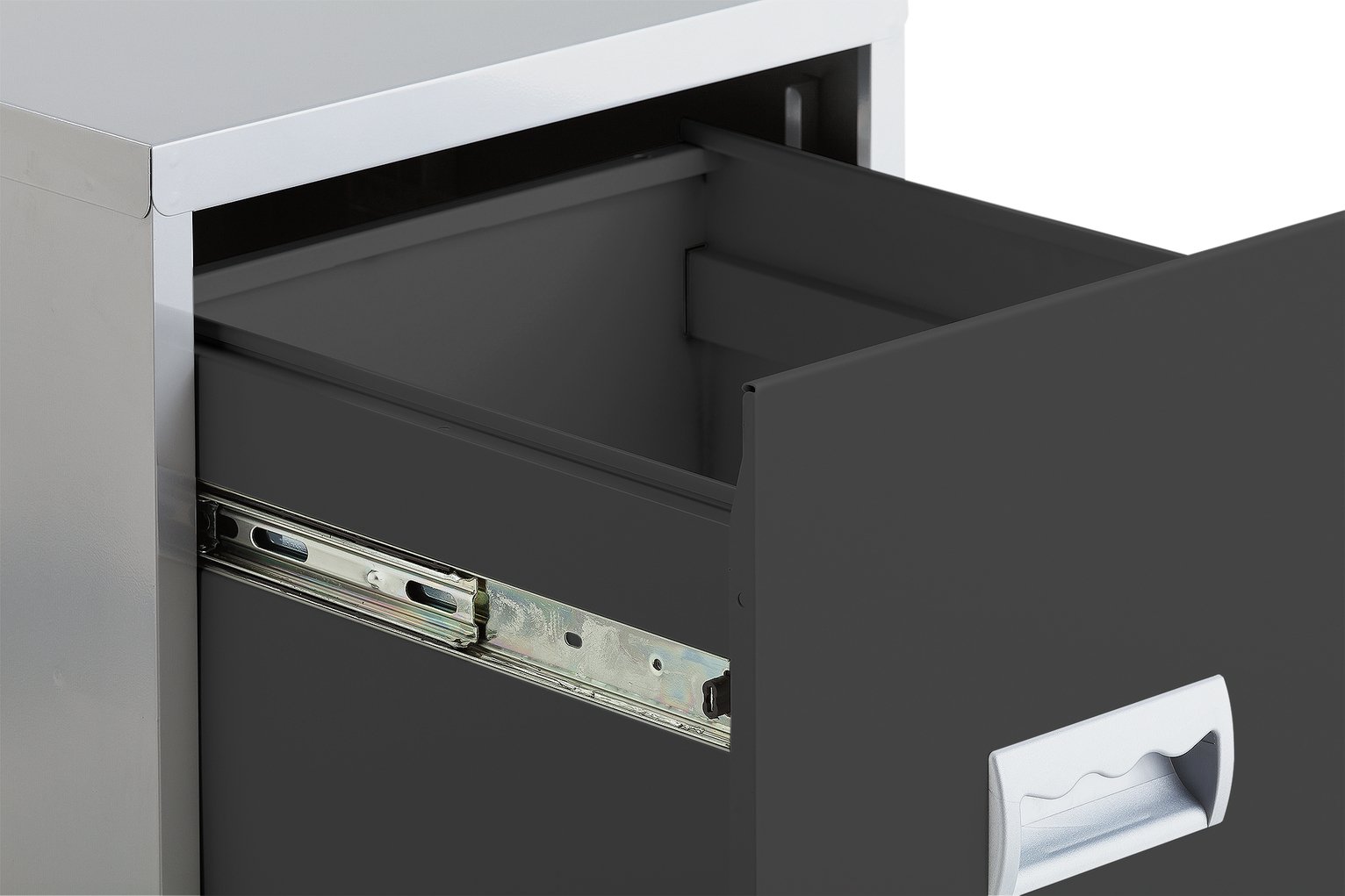 Silver and Black 2 Drawer Metal Filing at Argos Reviews