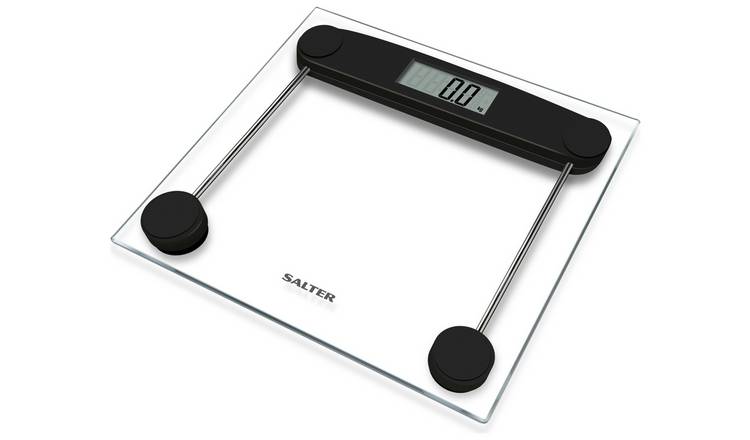 Salter Compact Digital Bathroom Scales - Clear