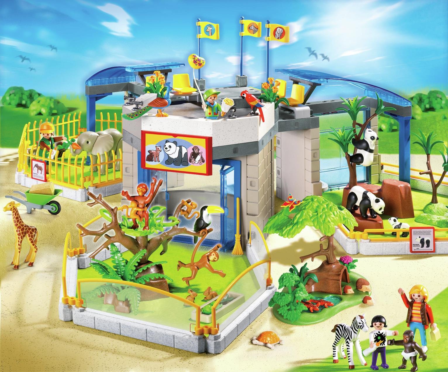 playmobil baby animal zoo