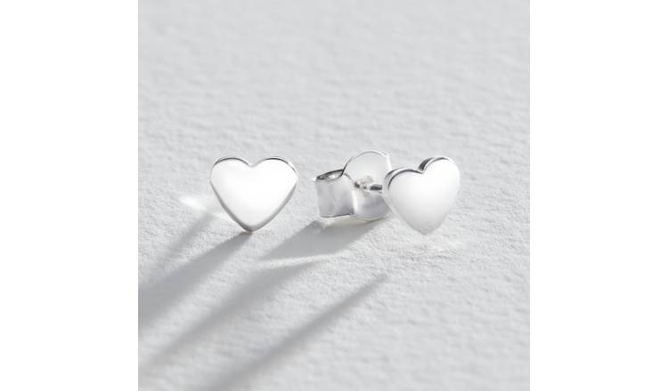 Heart hoop store earrings argos