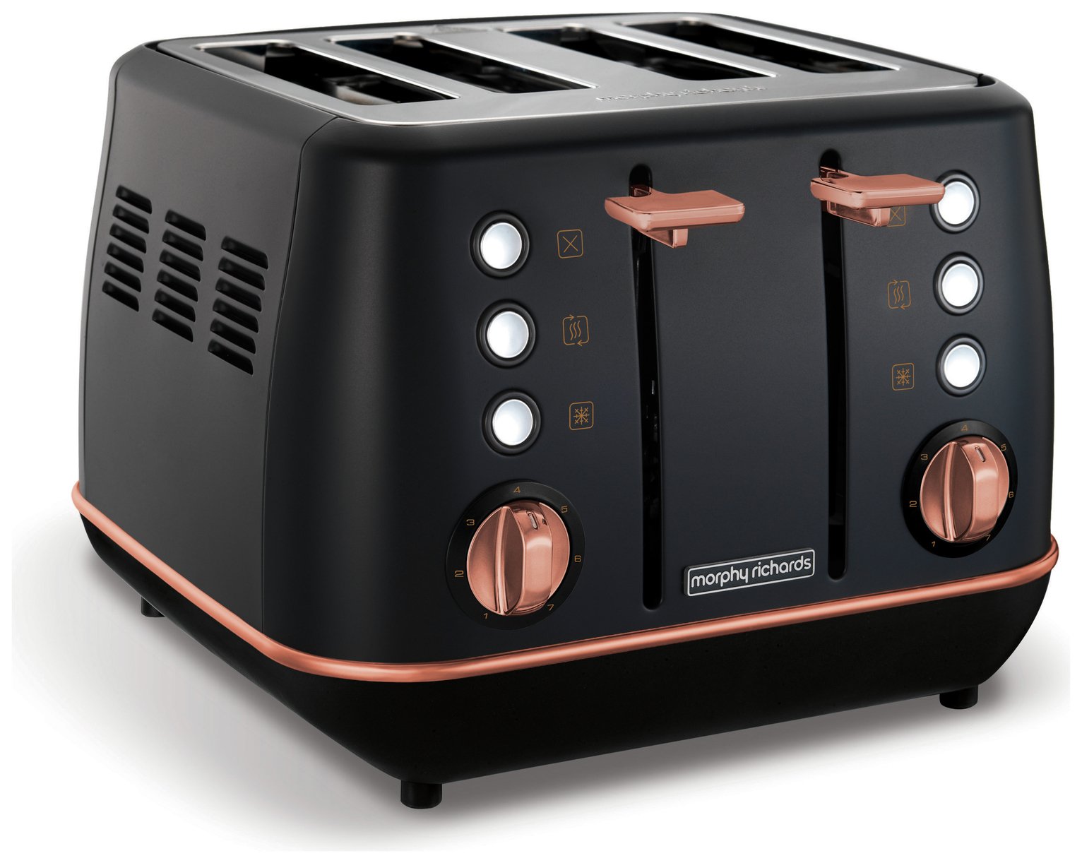 Black Four-Slice Toaster