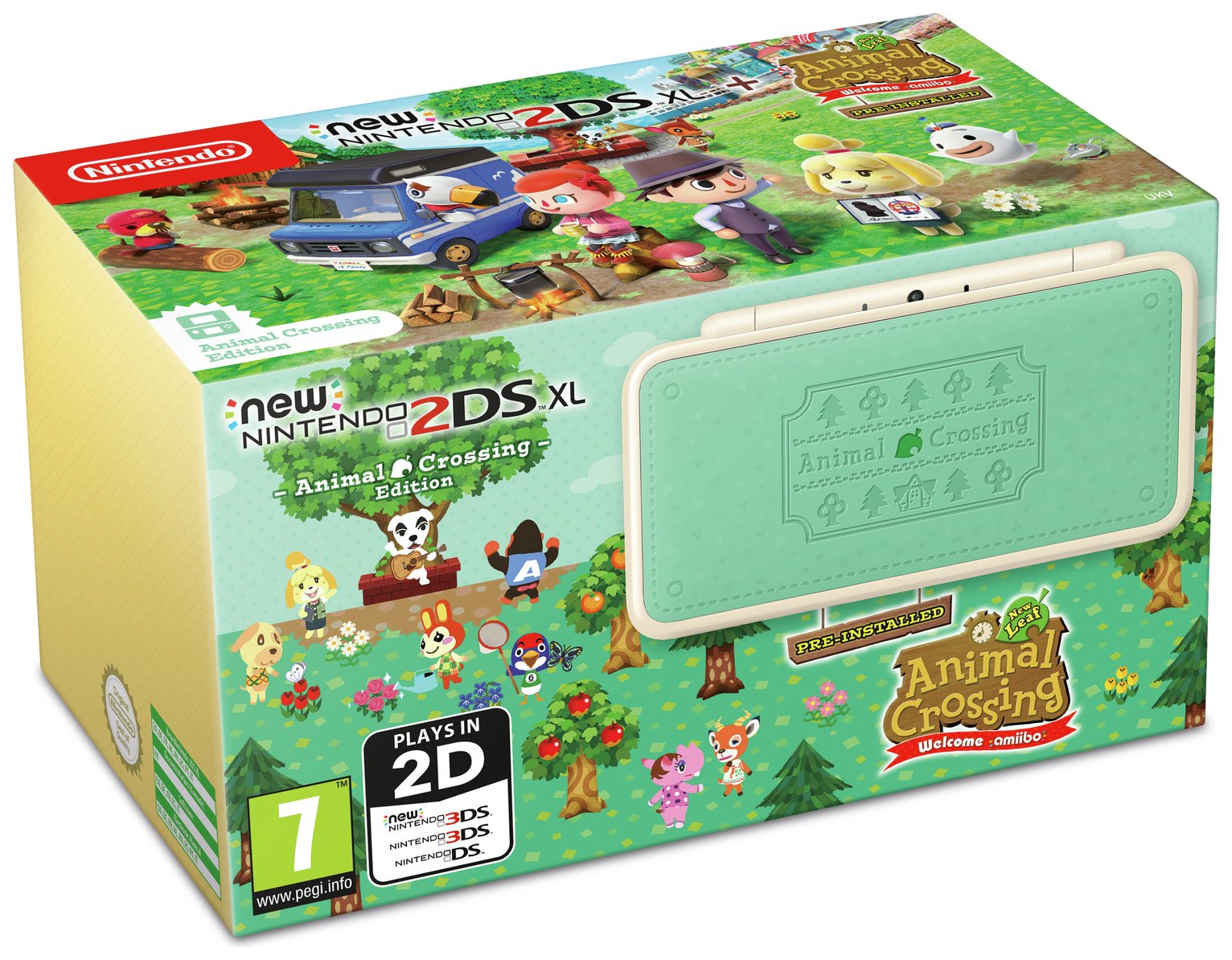 Nintendo 2DS XL Console Animal Crossing New Leaf Edition