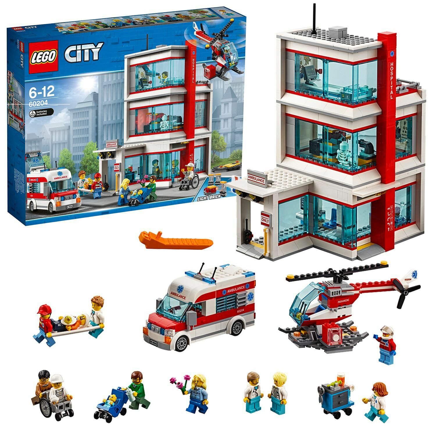 LEGO City Town Hospital Building Set 