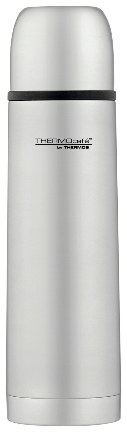 Thermos Thermocafe 500ml Stainless Steel Vacuum Food Flask & SpoonFree Post 