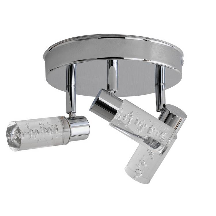 Argos Home Bubble Metal LED Bathroom Spotlight - Chrome 0