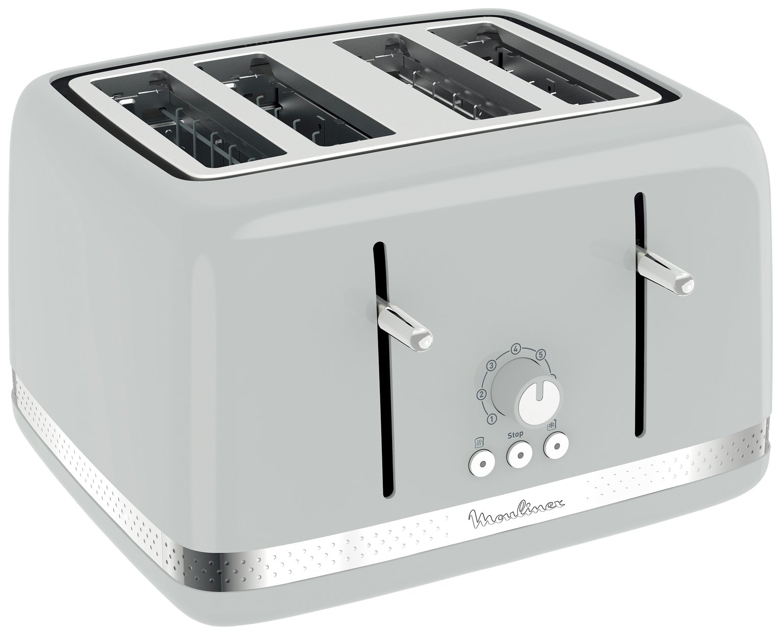 Moulinex LT305E41 4 Slice Toaster - Pepper