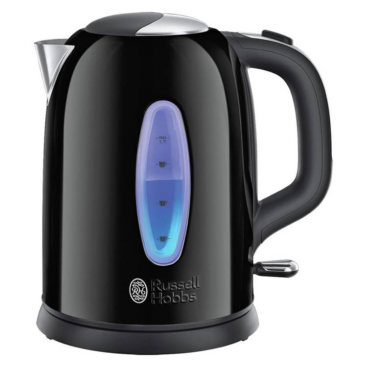 Russell Hobbs Worcester Black Stainless Steel Kettle 25511 0