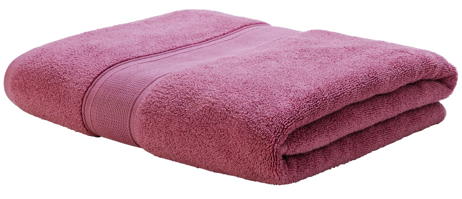 Argos Home Super Soft Bath Sheet - Raspberry