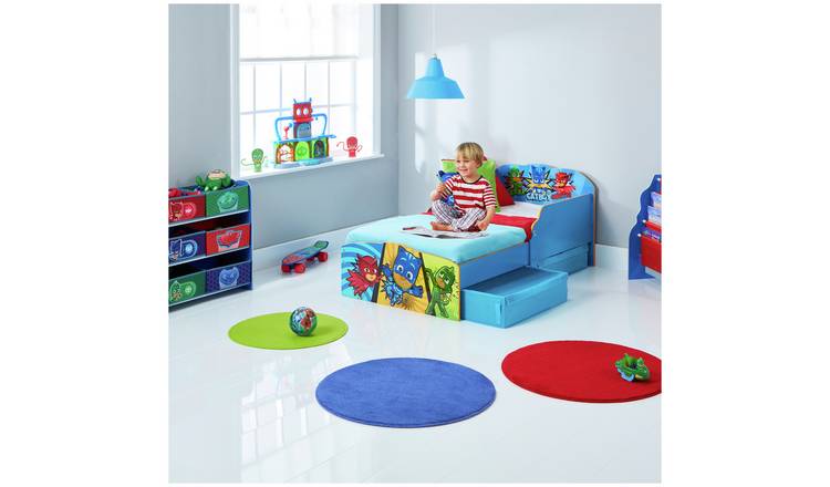 buy argos home pj masks toddler bed with underbed storage | kids beds |  argos