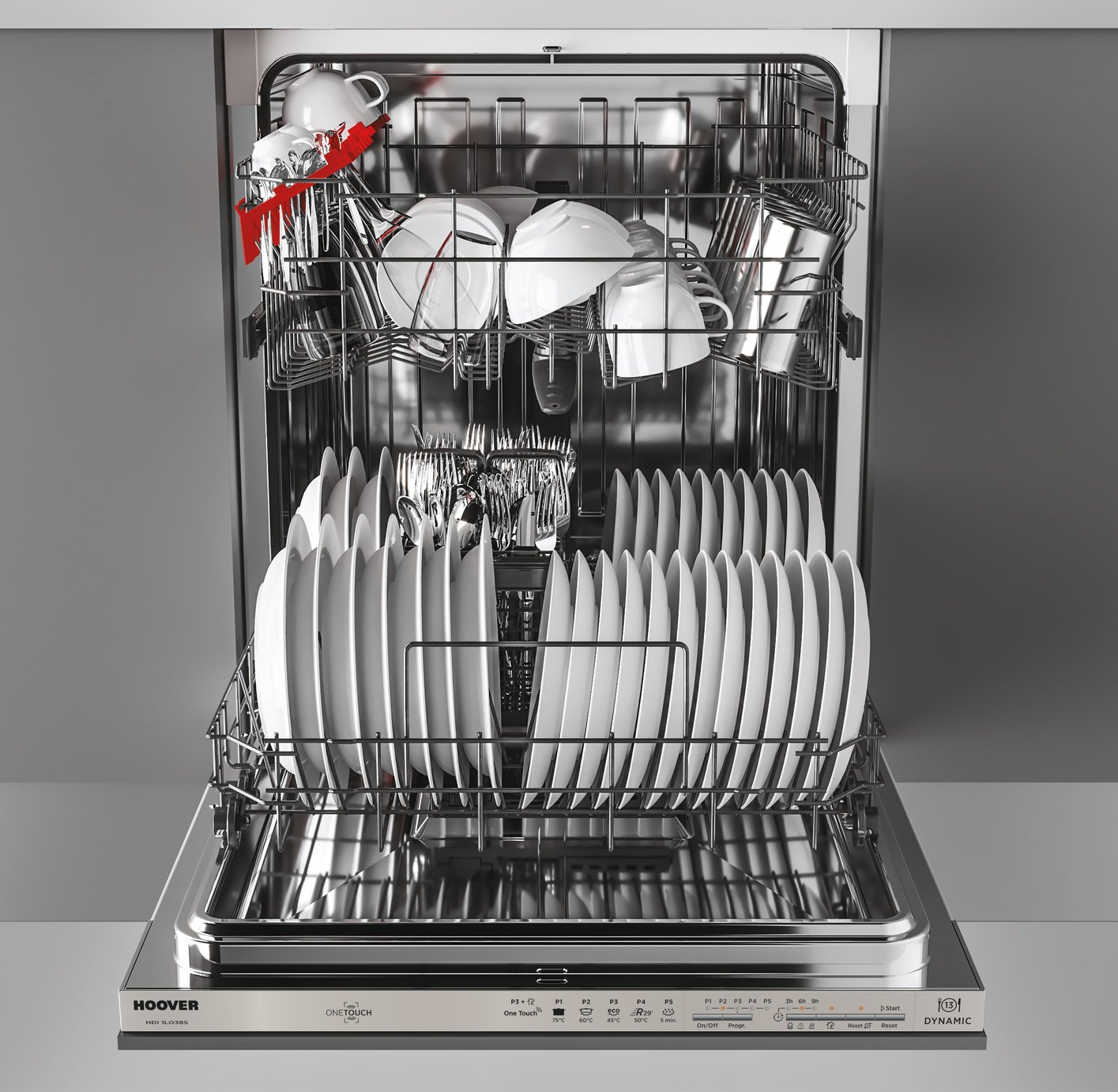 Hoover HDI 1LO38SA Full Size Integrated Dishwasher Reviews Updated