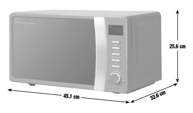 Buy Russell Hobbs Worcester 700W Standard Microwave Grey