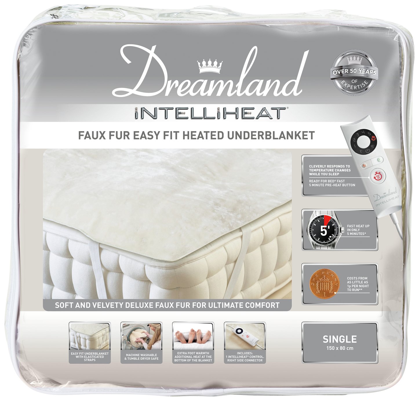 Dreamland Intelliheat Faux Fur Underblanket Reviews