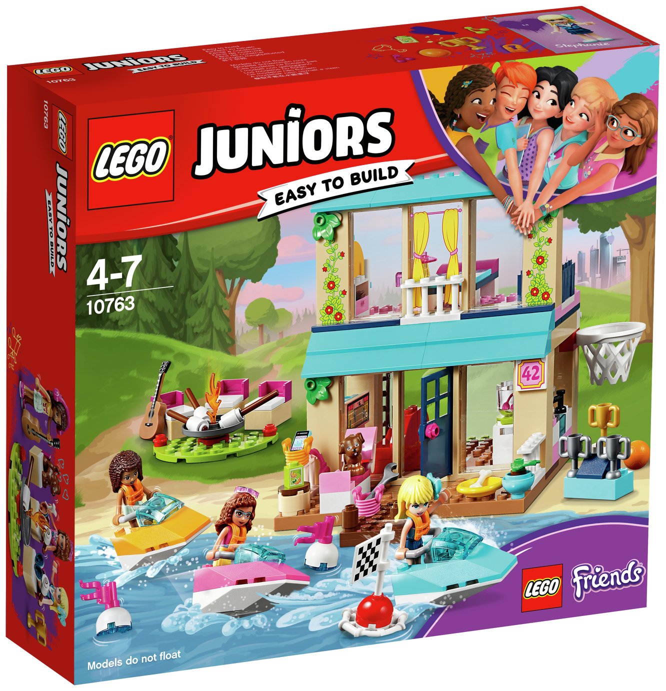 LEGO Juniors Friends Stephanie's Lakeside House 10763 LEGO Juniors Friends Stephanie's Lakeside House 10763