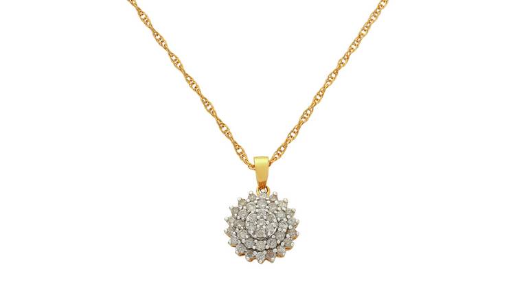 Diamond pendant sales necklace womens