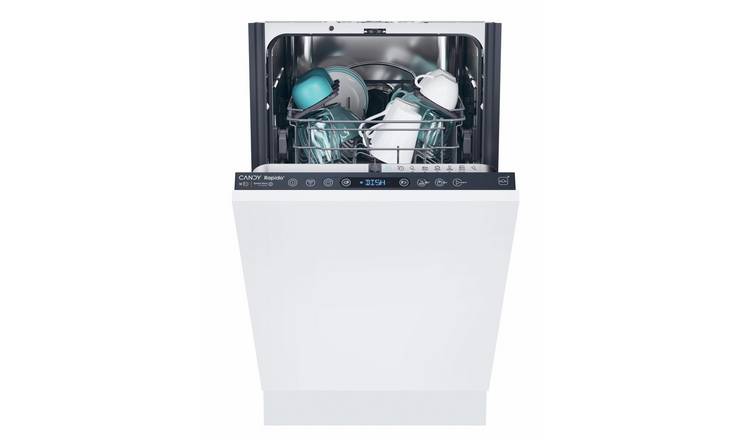 Candy CI0C7SB0FA-80 Slimline Integrated Dishwasher - White