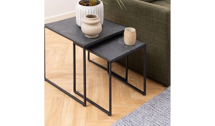 Furniture To Go Infinity Nest of 2 Tables - Black