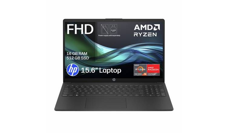 HP 15-fc1002na 15in R5 16GB 512GB Laptop
