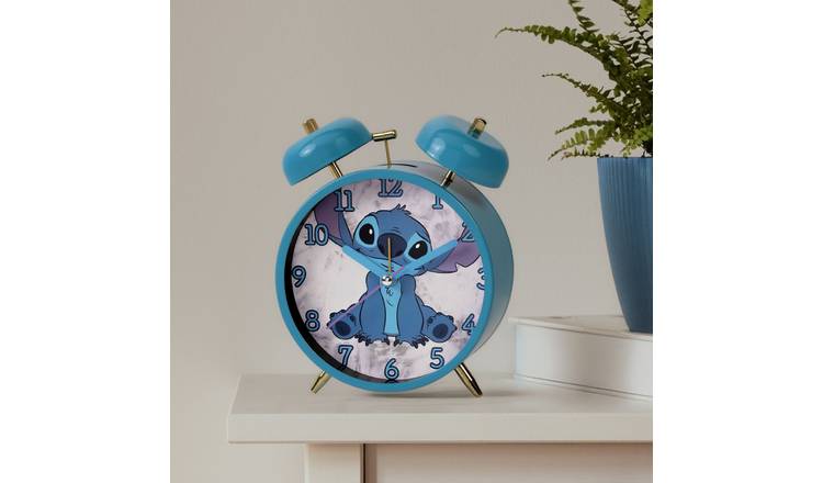 Disney Lilo & Stitch Kids Alarm Clock - Blue