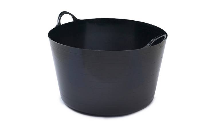 Whitefurze Flexible Tub 75L - Black