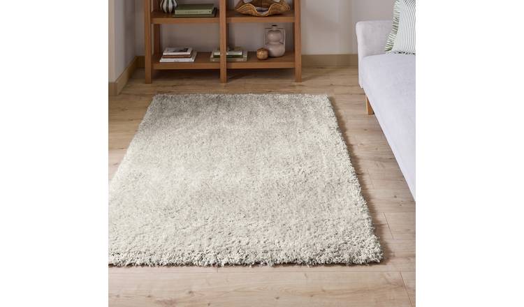 Argos Home Cosy Dove Grey Rug - 200x290cm