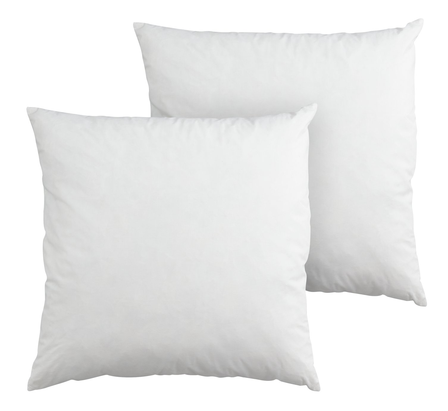 Argos Home Feather Cushion Pads - 2 Pack - White - 50x50cm