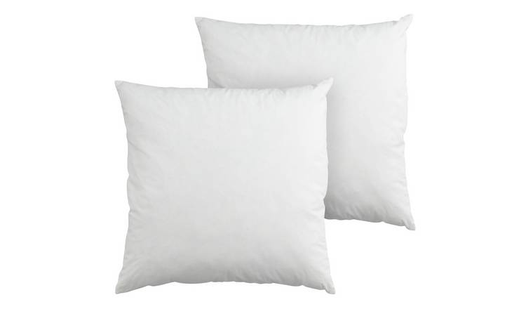 Buy Argos Home Feather Cushion Pads - 2 Pack - White - 50x50cm | Cushions |  Argos