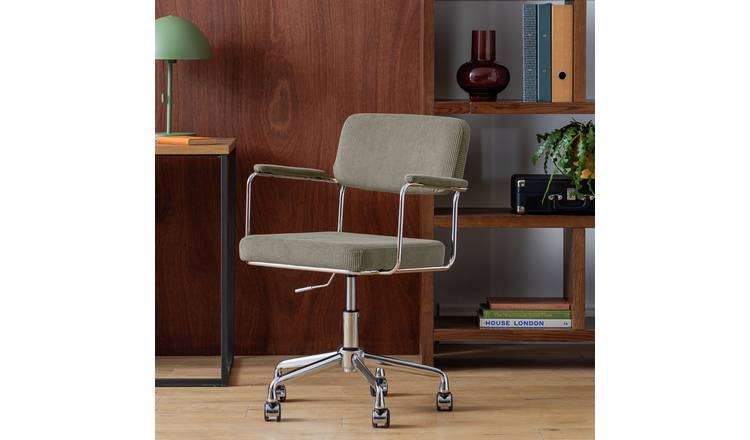 Habitat Ezra Metal Chair -  Taupe