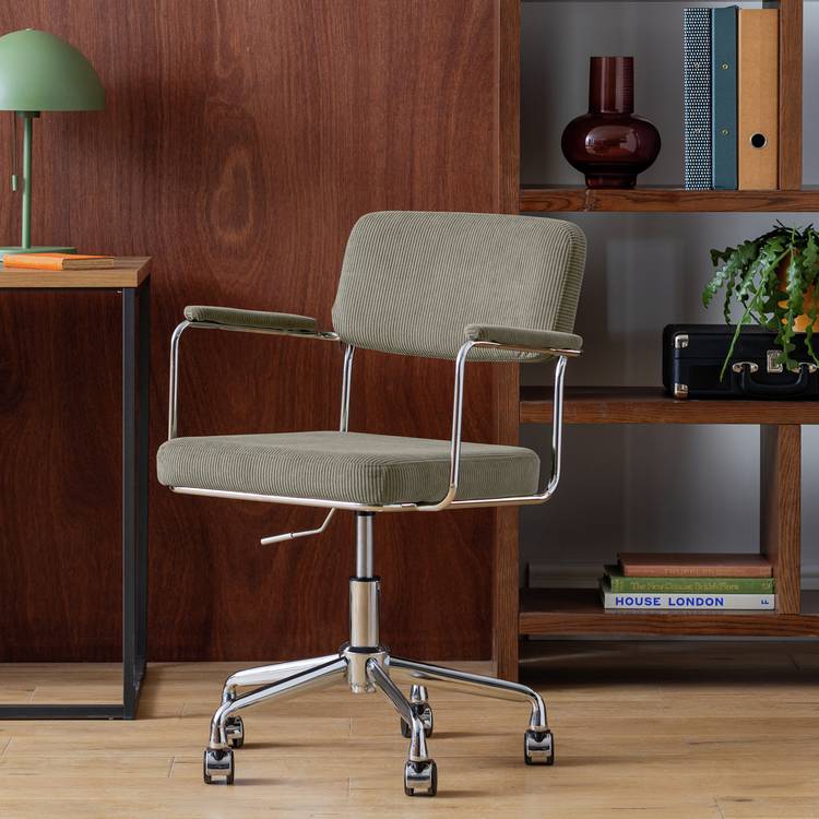 Habitat Ezra Metal Chair -  Taupe 0