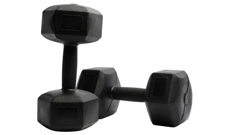 Northern Plastic Hex Dumbbells Set - 2 x 3Kg