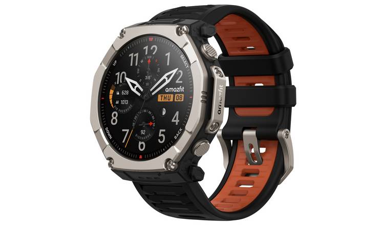 Amazfit T-Rex Ultra 2 Smart Watch - Black Magma