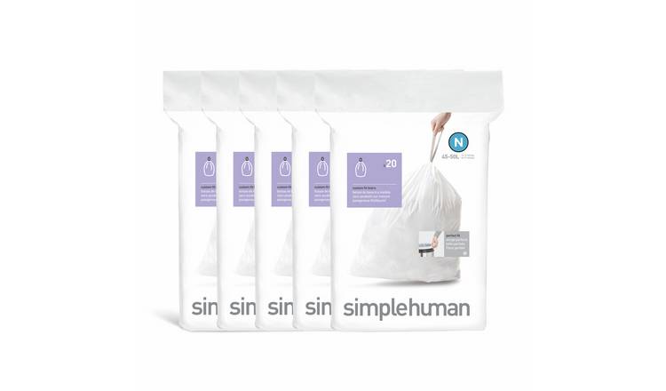 Simplehuman 50L Code N Bin Liners - Pack Of 100