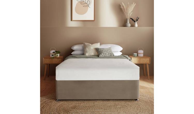 Silentnight Middleton Single Divan Bed Base - Mink