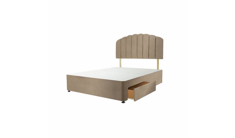 Silentnight Middleton Single 2 Drawer Divan Bed - Mink