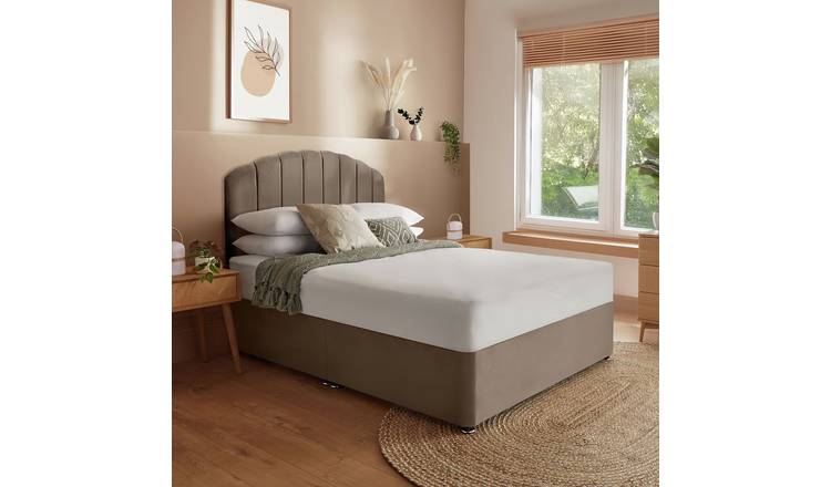 Silentnight Middleton Double Divan Bed Base - Mink