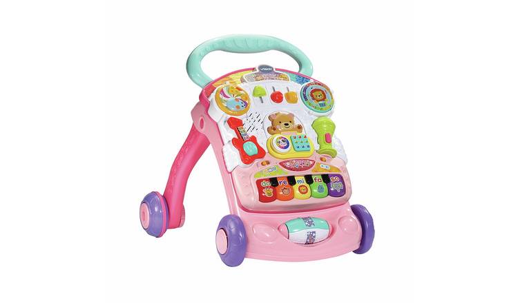 VTech First Steps Interactive Activity Baby Walker - Pink