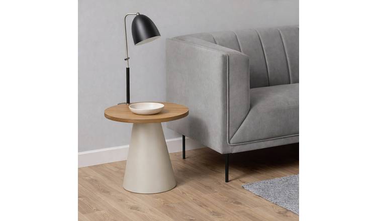Furniture To Go Soli Round Coffee Table - Natural & Grey