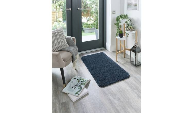Buddy Midnight Blue Shaggy Rug - 60x100cm