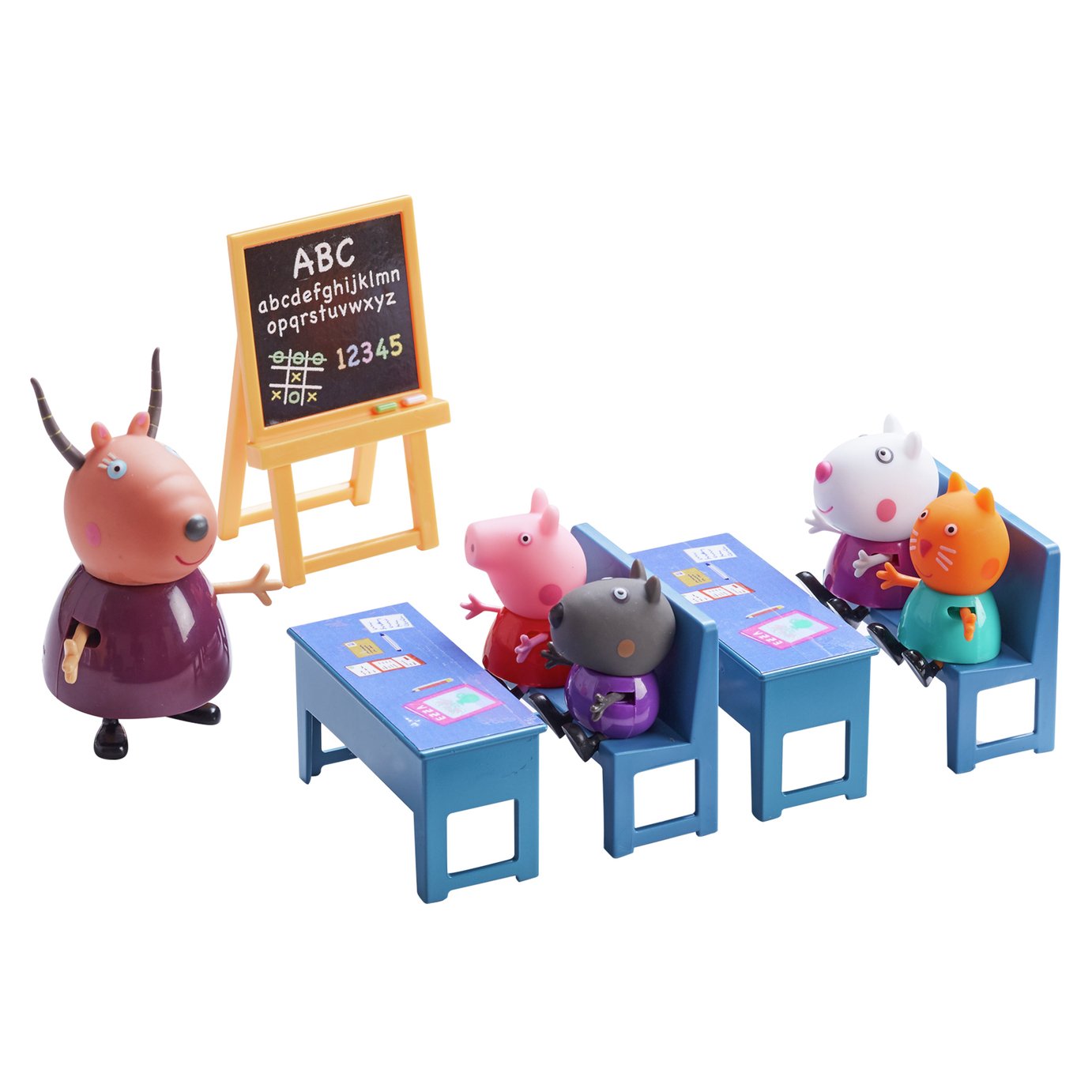 peppa pig classroom playset