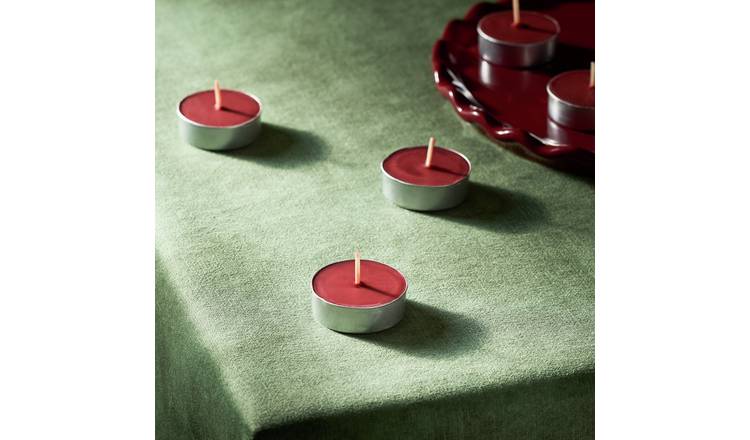 Habitat Christmas Small Pack of 18 Tealights - Pine Needle