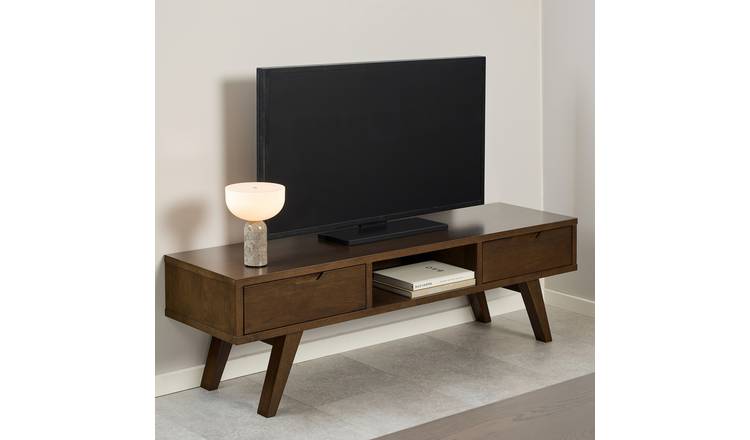 Furniture To Go A-Line 2 Drawer TV Unit - Walnut
