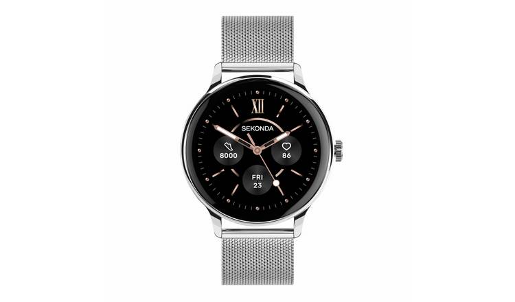 Sekonda Flex Plus Stainless Steel Silver Mesh Smart Watch