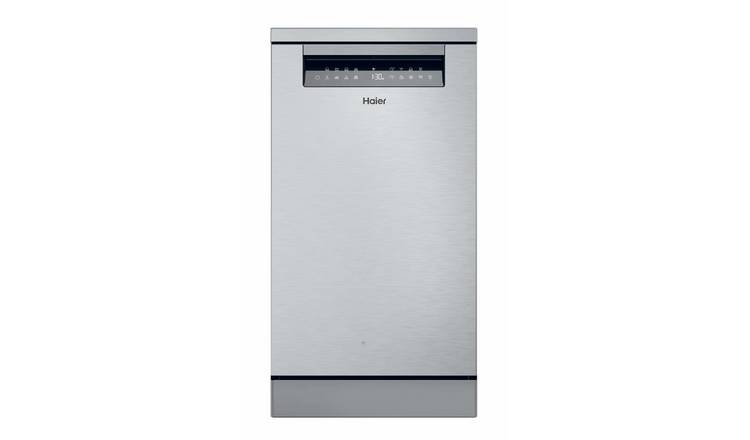Haier XF1C3TB1FX-80 Slimline Dishwasher - Stainless Steel