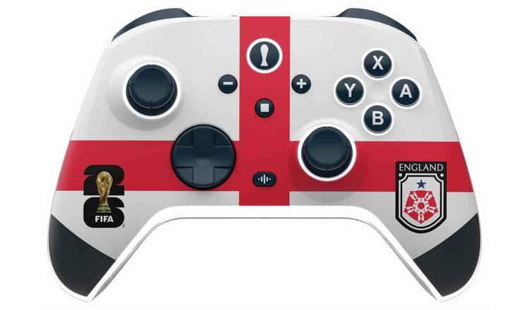 FIFA World Cup 26 AURORA+ England Switch 1 & 2, PC Wireless Controller - White