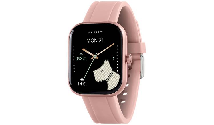 Radley Series 55 Pink Silicone Strap Calling Smart Watch