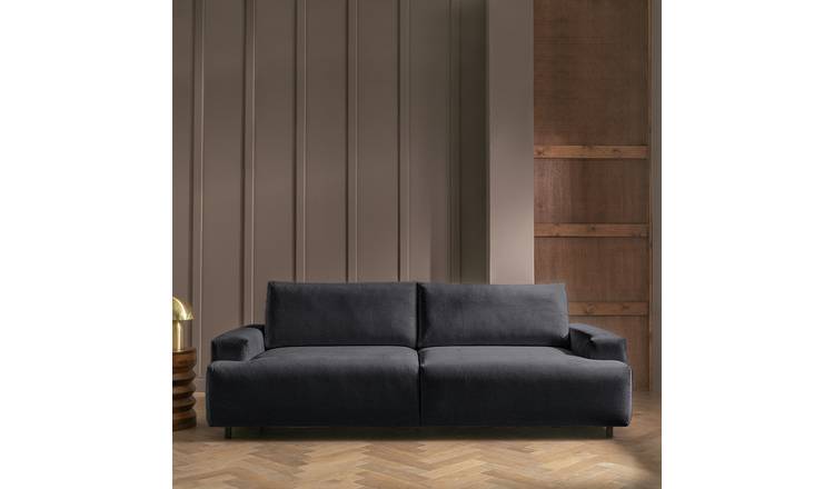 Habitat Julien Fabric 4 Seater Sofa Bed - Charcoal